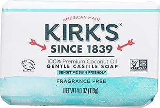 Natural Original Coco Castile Soap Fragrance Free, 4 Ounce (Packaging may Vary)