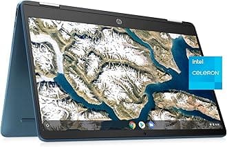 X360 14" HD Touch Chromebook, Intel Celeron N4120, 4GB RAM, 64GB eMMC, Intel UHD Graphics 600, Forest Teal, Chrome OS, 14a-ca0790wm