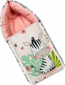 NEW COMERS3 in 1 Baby Bed, Sleeping Bag & Carry Nest, Cotton Baby Bedding for New Born & Infant, Travel Friendly Portable Bassinet, for Baby Carrying & co Sleeping, Unisex Baby Sleeping Bed-858