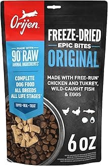 Epic Bites Freeze-Dried Dry Dog Food Original Recipe 6oz Bag