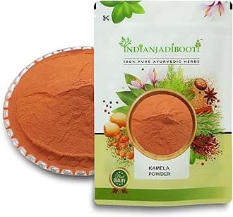 IndianJadiBooti Kamila Powder (250g) | Pure Mallotus Philippensis | Kamela/Kampillaka | Ayurvedic Herb for Gut Cleanse & Skin Wellness | Natural Red Dye | Edible Grade