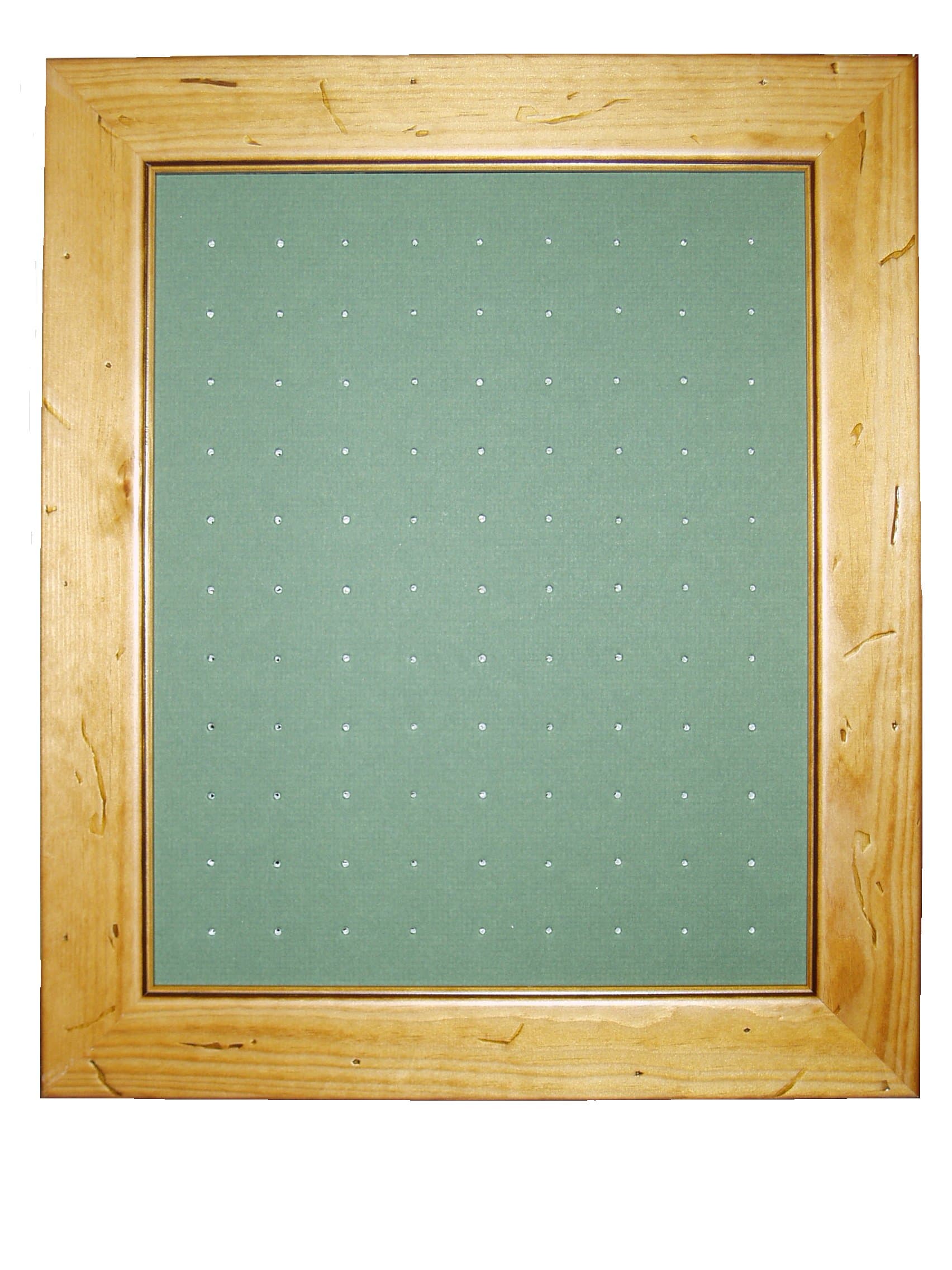 Golf Ball Marker Display Frame - For 99 Stem/Peg Markers - Worm - Wall Hanging Only