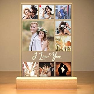 Custom Picture Frame, Personalized Photo Frame, Customized Picture Frames, Personalized Anniversary Wedding Couple Gifts for Women Men Her Him Girlfriend Boyfriend