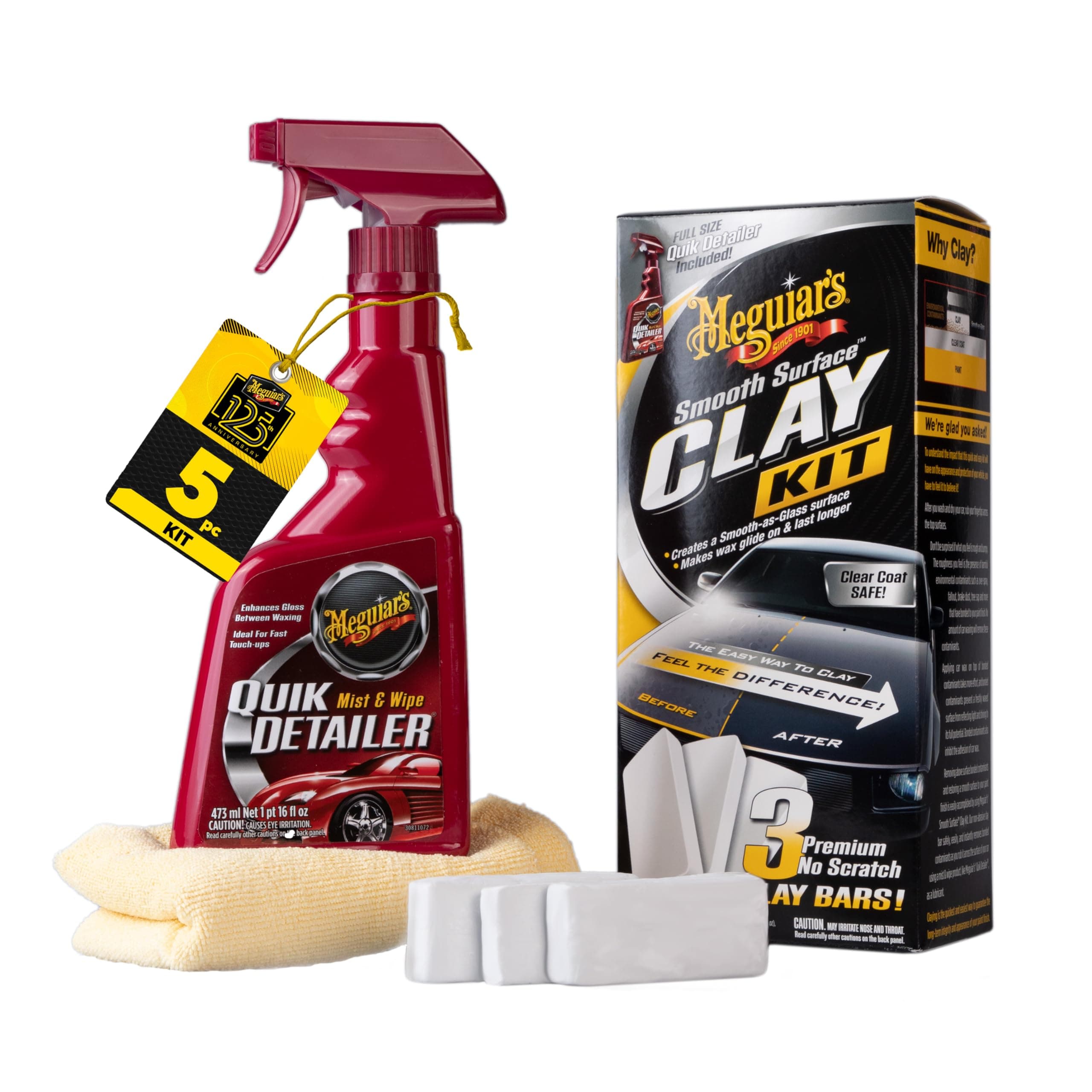 Smooth Surface Clay Kit - Safe and Easy Car Claying for a smooth as Glass Finish, G191700
