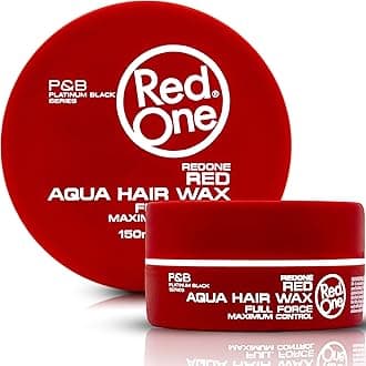 RedOne Hair Styling Wax Red 150 ml | Edge Control | Hair Gel Wax | Ultra Hold | Strawberry Scent | Men & Women Hair Wax | Maximum Control
