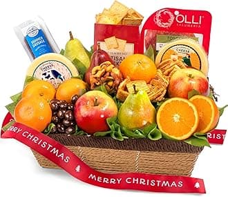 A Gift Inside Merry Christmas Sweet & Savory Farmstead Gift Basket