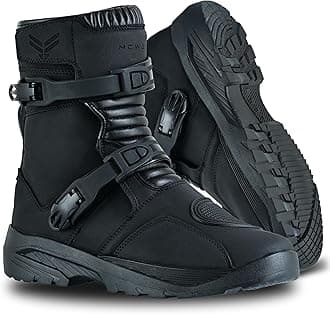 Adventure Boots Low CE Approved, Water-Resistant, Flexible & Durable Motorcycle Riding Boots