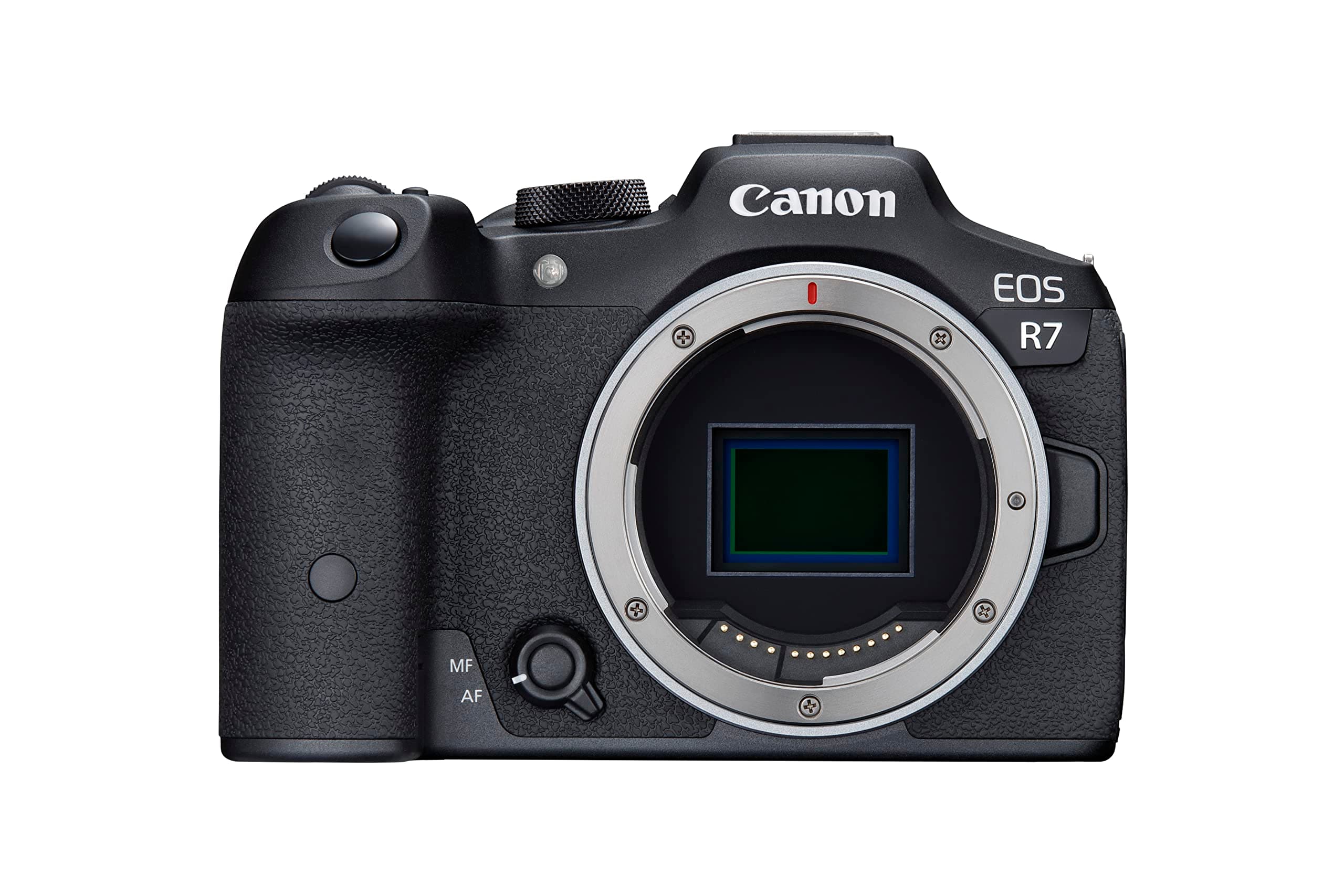 EOS R7 Body - 32.5 MP APS-C CMOS Sensor - Dual Pixel CMOS AF II - In-Camera Compositing - UVC/UAC Compatible