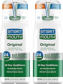 SmartMouth Premium Zinc Ion Toothpaste - Whitening - with Fluoride - Refreshing, Anti-Cavity Toothpaste for Adults - Strengthens Enamel - Mild Mint Flavor, 6 oz (1 Pack)