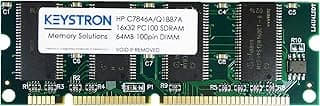 64MB 100 pin PC100 SDRAM Memory Compatible with HP C3913A C7846A Q1887A Q7708AX for Color LaserJet 1200 1200se 1200n 1220 1320 1300 1300n