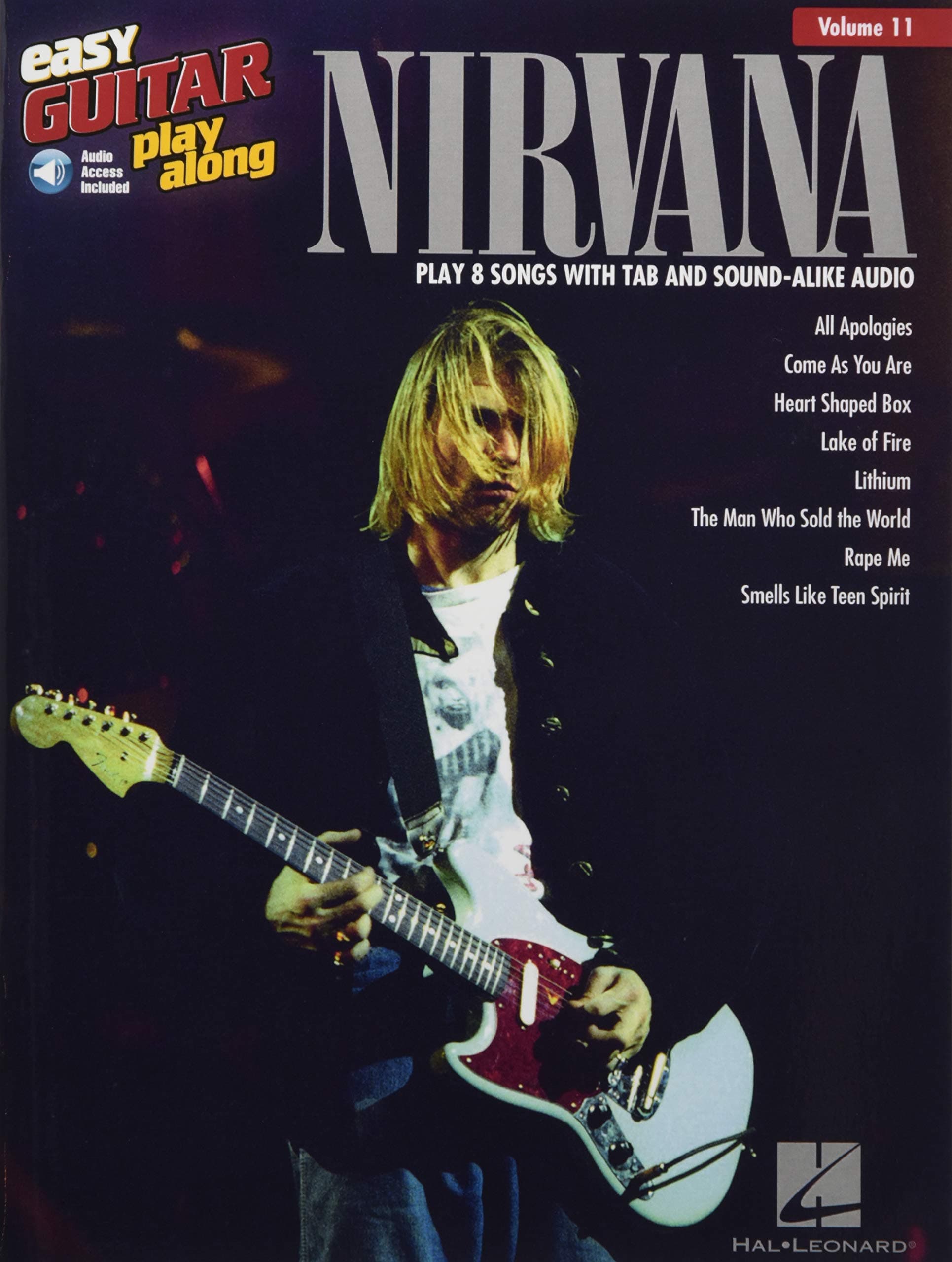 Easy Guitar Play Along: Volume 11 Nirvana Gtr (Includes Online Access Code) (Easy Guitar Play-along, 11)