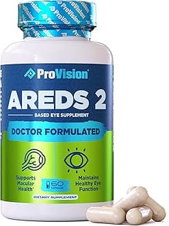 Provision AREDS 2 Eye Vitamins - Enhance Vision Supplements - Lutein Zeaxanthin Vision Complex - 60 Eye Supplement Capsules