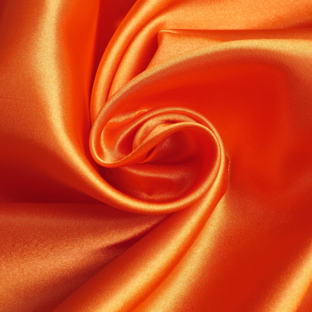 Sunny Fabrics Satin Orange Fabric
