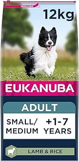 Eukanuba Complete Dry Dog Food for Adult Small and Medium Breeds with Lamb and Rice 12 kg