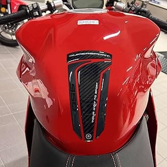 3D Sticker Motorcycle Fuel Tank Pad Protection and Decoration in Resin Compatible with Ducati Supersport 950 2021-2022