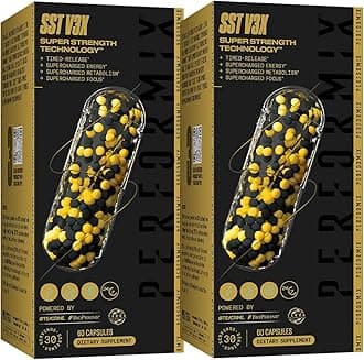 PERFORMIX - SST V3X - Pre Workout - 350 mg Caffeine - Energy Supplements - No Crash - Fat Burner - Nootropic - Timed-Release for All Day Focus, Mood & Energy Boost - Men & Women - 120 Capsules
