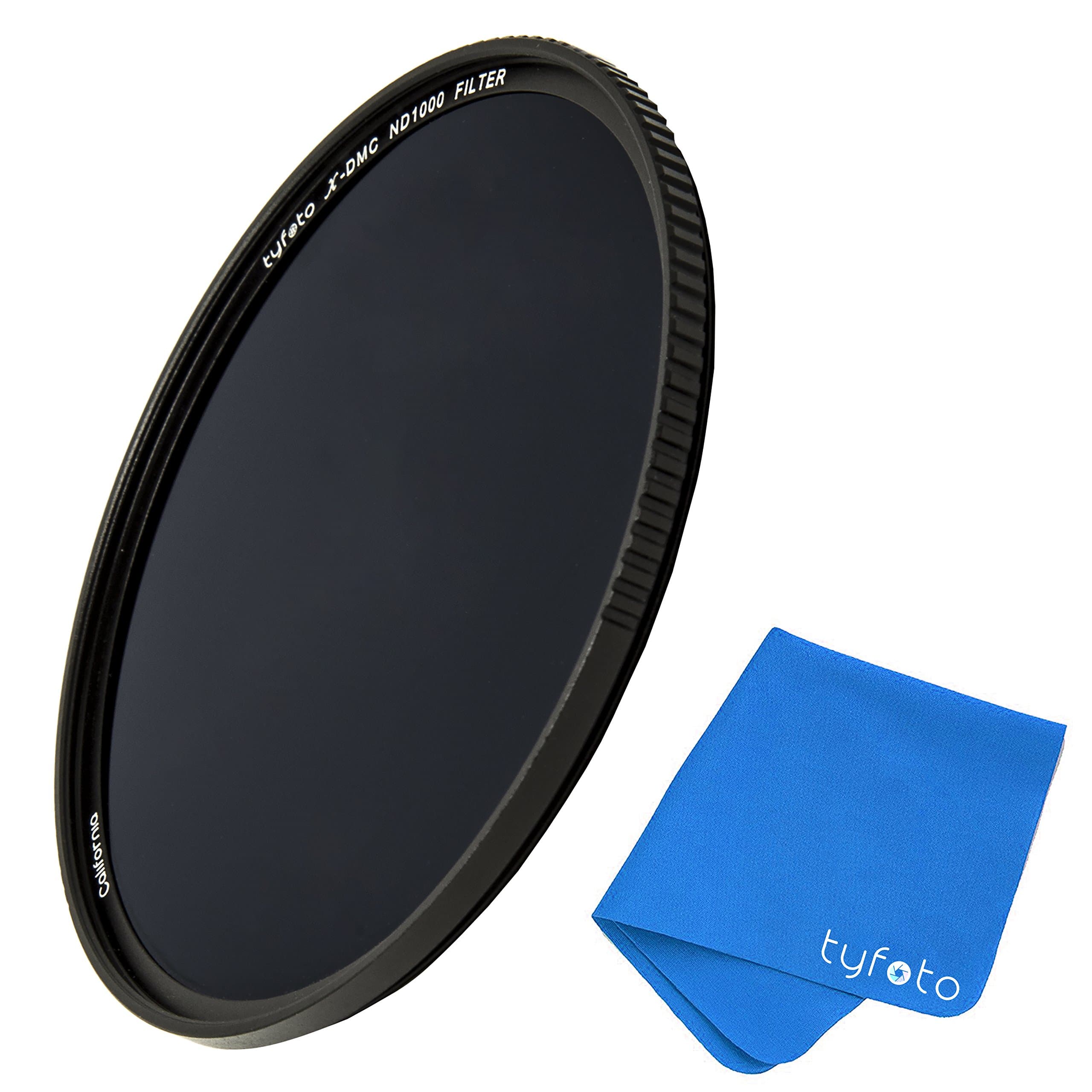 58mm 10-Stop ND Filter for Camera Lenses - Neutral Density Professional Photography Filter with Lens Cloth - Schott b270 Glass,16-Layer Nanoform, Ultra-Slim, Weather-Sealed