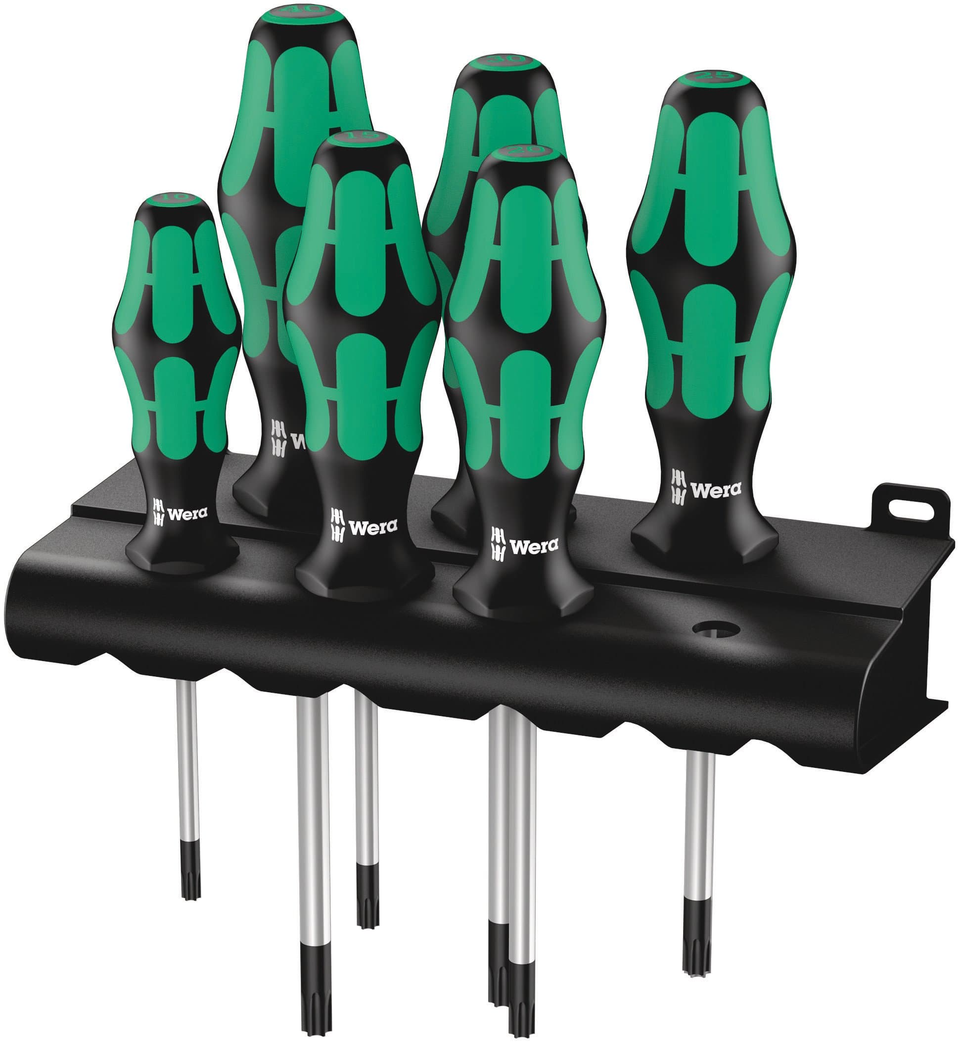 367/6 TORX® Screwdriver set Kraftform Plus and rack, 6 pieces