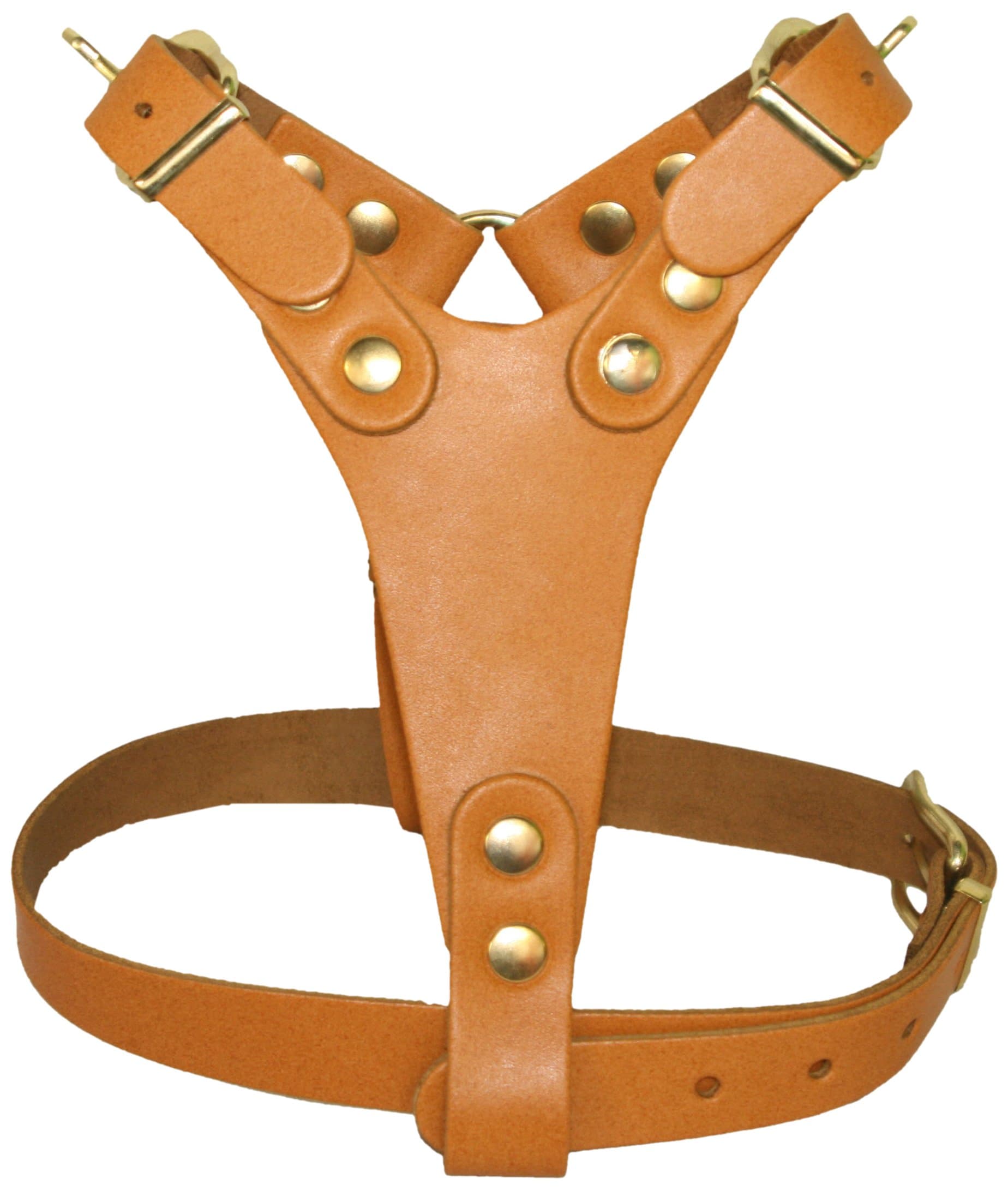BBD Leather Puppy Harness, Tan