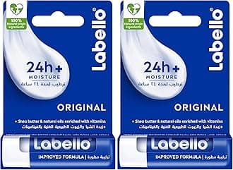 – NIVEA Labello 24H Melt-In Moisture Lip Balm Original 4.8g (Pack of 2)
