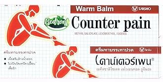Counter Pain Warm Balm 30G for Massage and Relaxation, Sports Activity