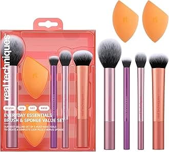 Real Techniques Miracle Beauty Blender Sponge Set with Makeup Brush Cleaner