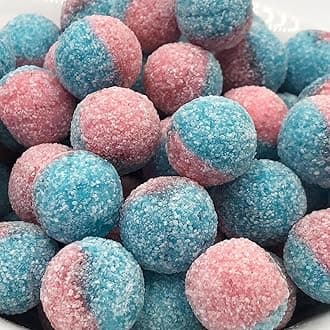 Barnetts - Mega Sour Candy Bubblegum 200g - Trendy Sweet Bags - Traditionally Handmade Sweets - Sour Coating Lasts 20 Seconds - Candies for Party Bag, Gift Hamper, or Hamper Box