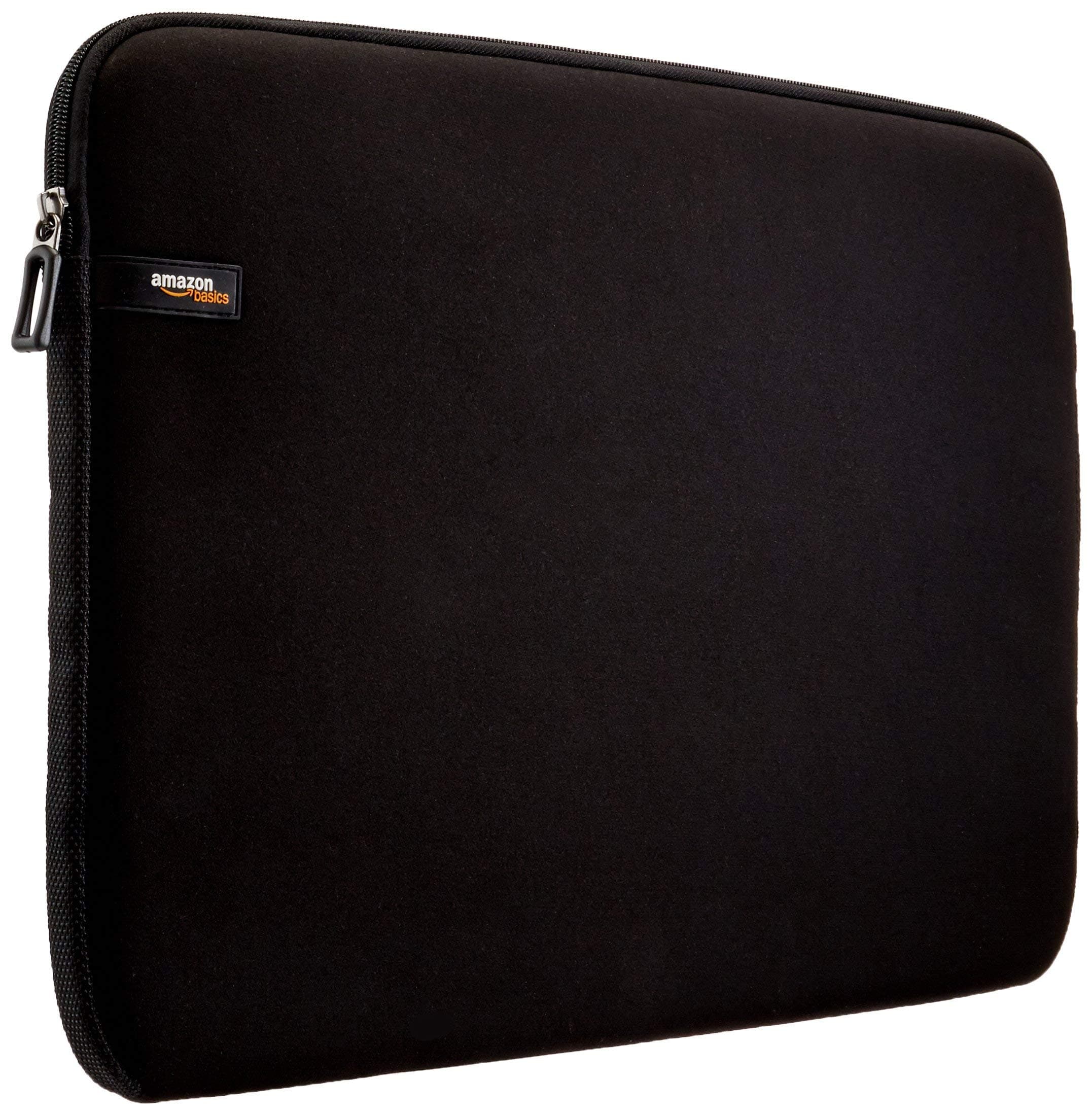 AmazonBasics 17.3-Inch Laptop Sleeve - Internal Dimensions - 17 x 0.42 x 12.25 (LxWxH) - Black (Not suitable for Macbooks)