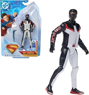 Superman, Mr. Terrific, 6-Inch Action Figure, Authentic Superman Movie Styling, Super Heroes Kids Toys for Boys and Girls Ages 4 and Up