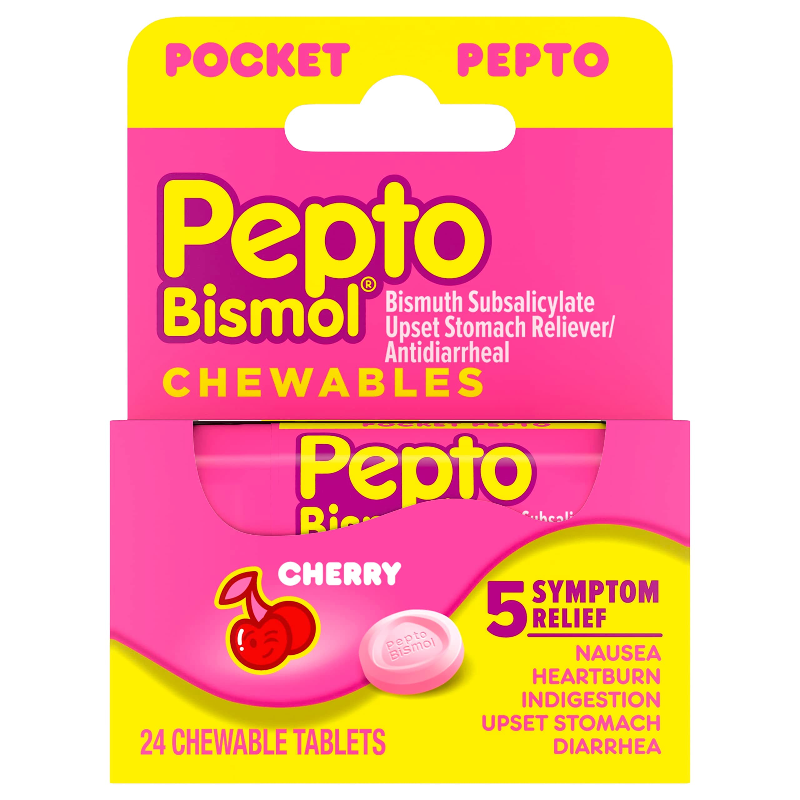 PEPTO-BISMOL TO GO CHEWTAB CHY