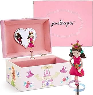 Jewelkeeper - Unicorn and Birds Music Box Jewellery Box, Fairy Princess Design - Dance of the Sugar Fairy Melody