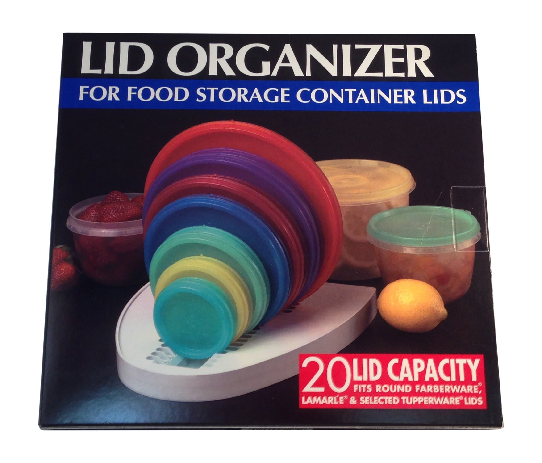 Lid Organizer for Food Storage Container Lids