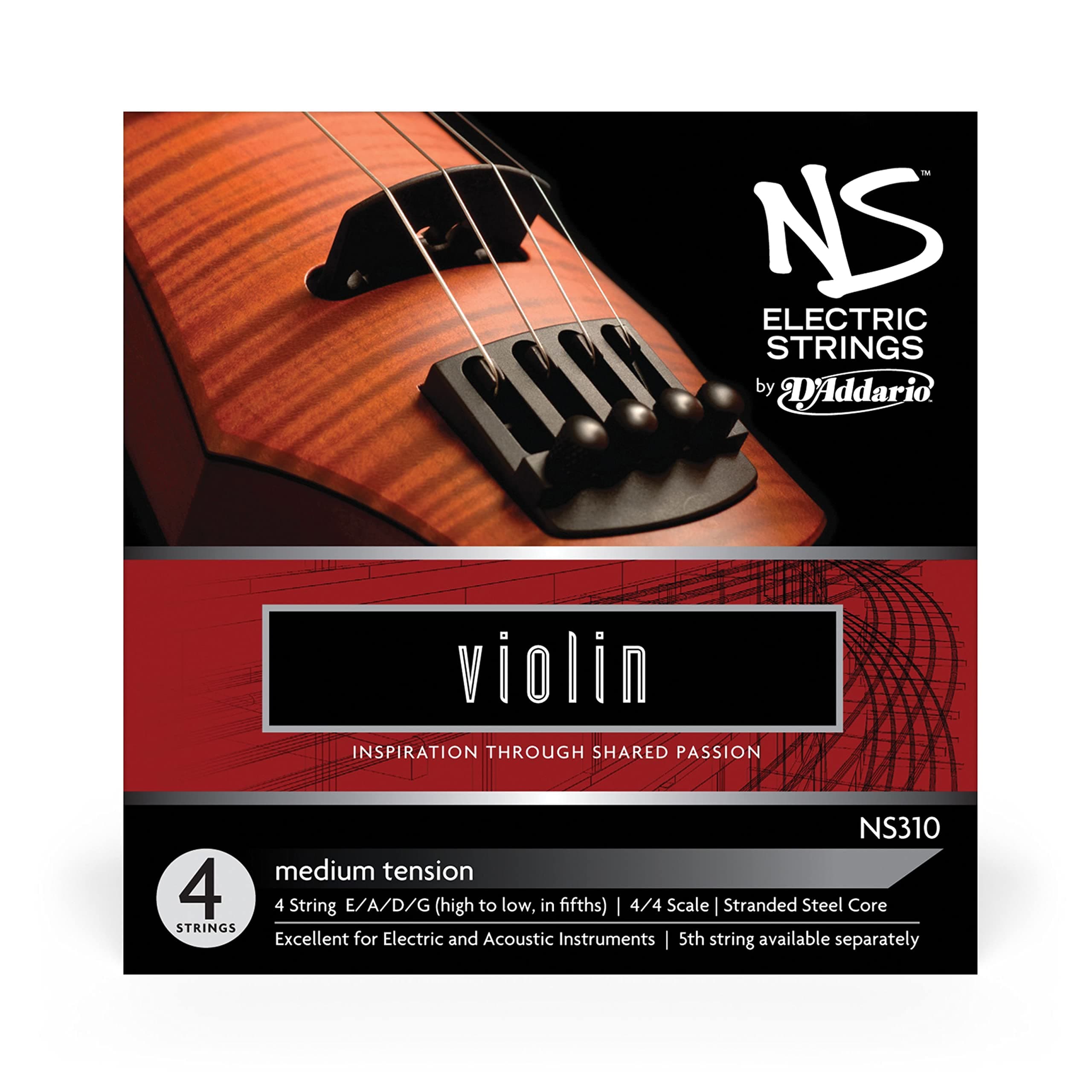 NS310 NS Electric Violin Strings, Medium