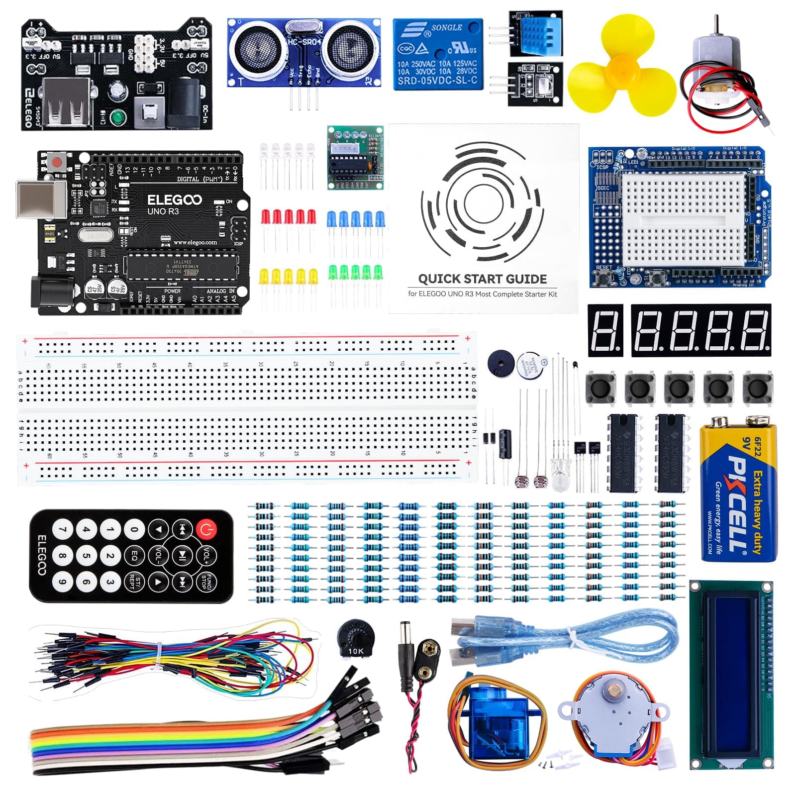 ELEGOO UNO R3 Project Super Starter Kit with Tutorial