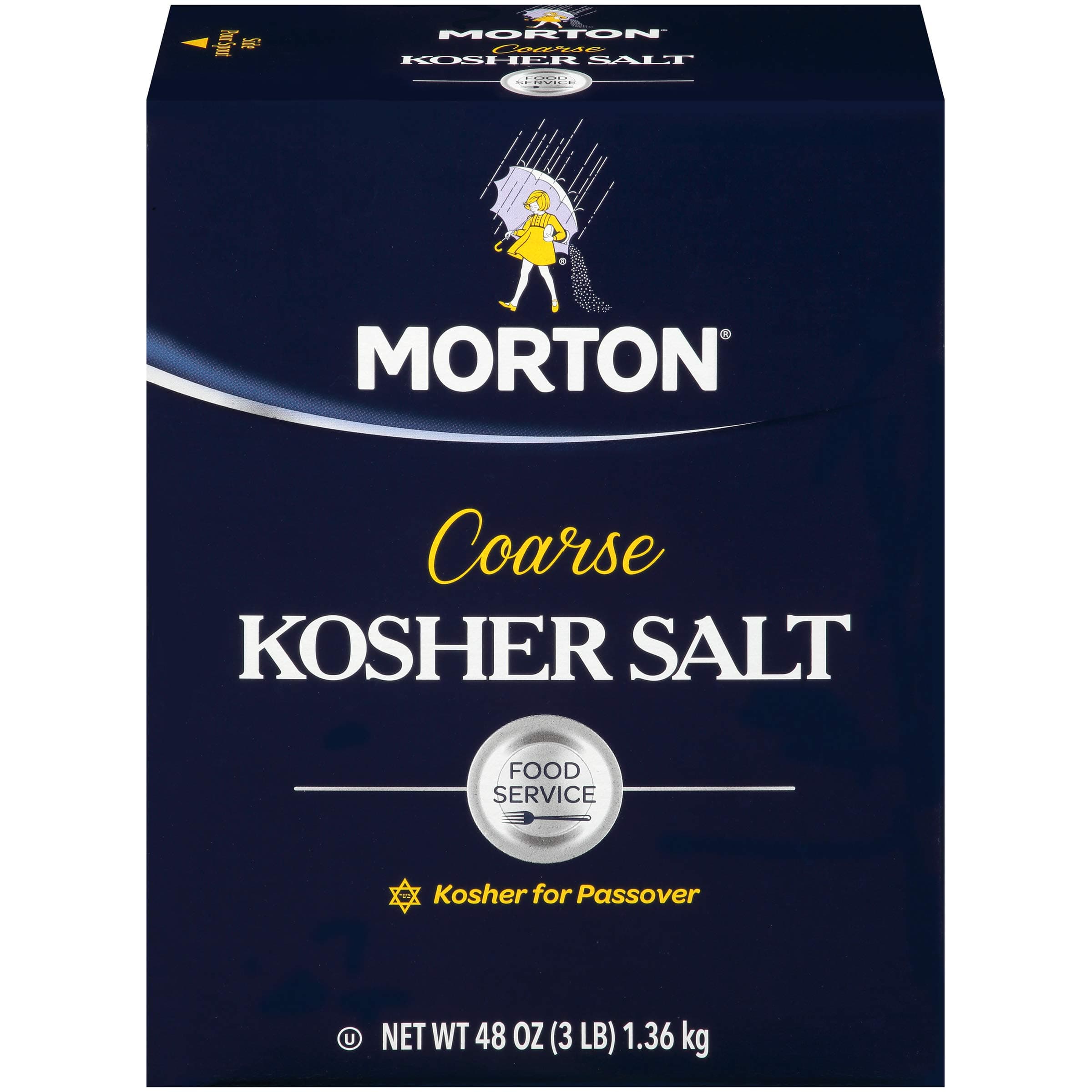 Morton Coarse Kosher Salt 1.36kg