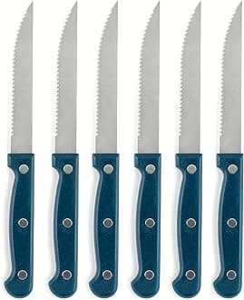 Set of 6 Steak Knives, 4.5 in Blade