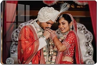 Customized Acrylic Photo Frame with Photo – Personalized Clear Wall Mount Frameless Picture Frame for Anniversary, Birthday & Special Moments – 8x12 Inches Customised Gift,Transparent Frame