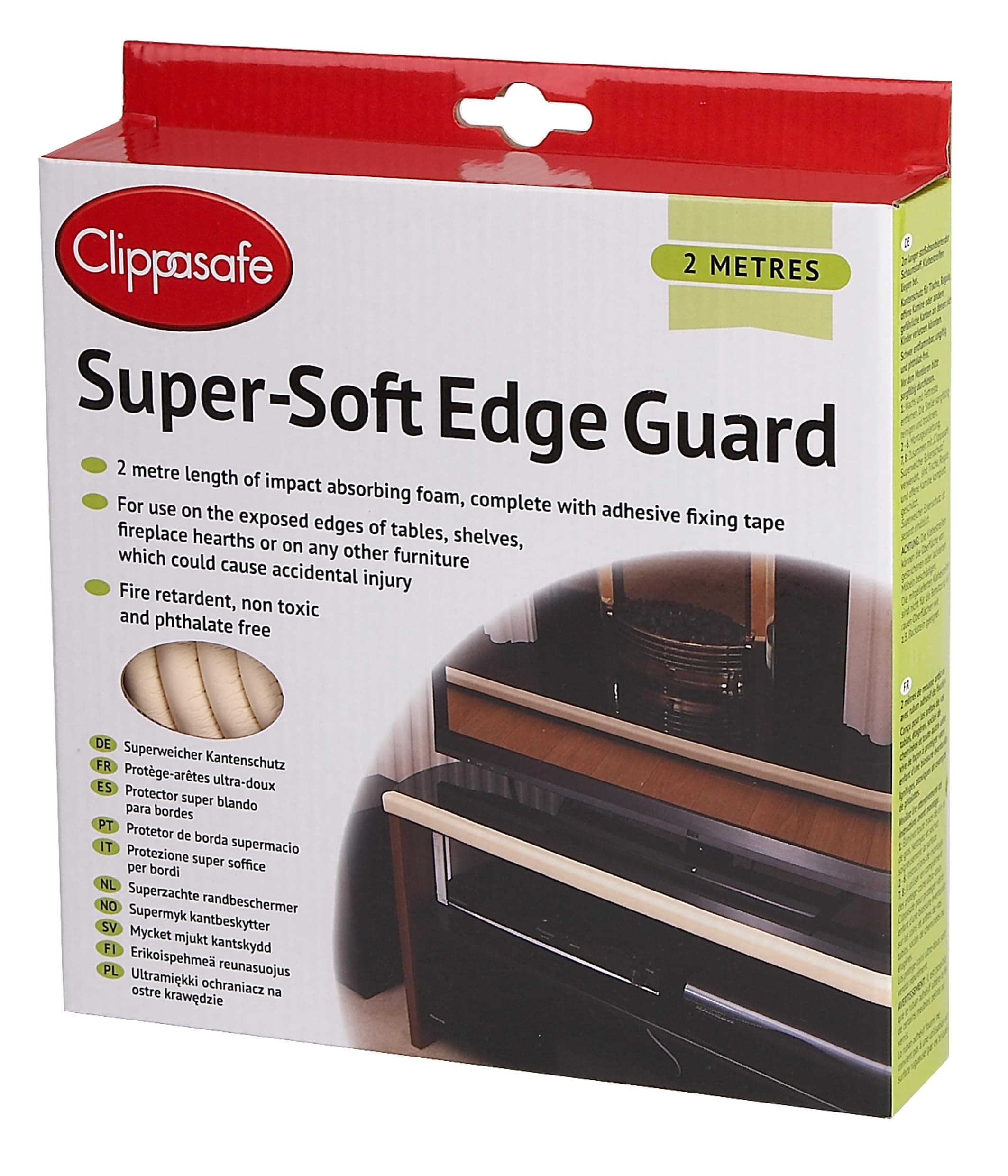 Clippasafe Super-Soft Edge Guard - Cream