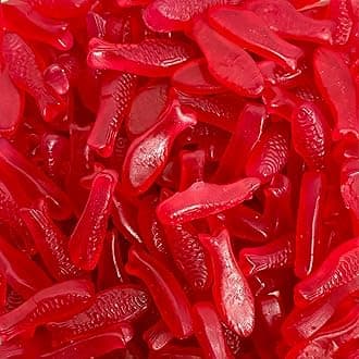 Cherry Fish 500g Share Bag by The Gourmet Sweet Company