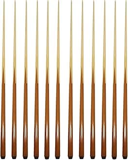 Set of Pool Cues 57" Real 4-Prong House Bar Billiard Pool Cue Stick (12 Cues)