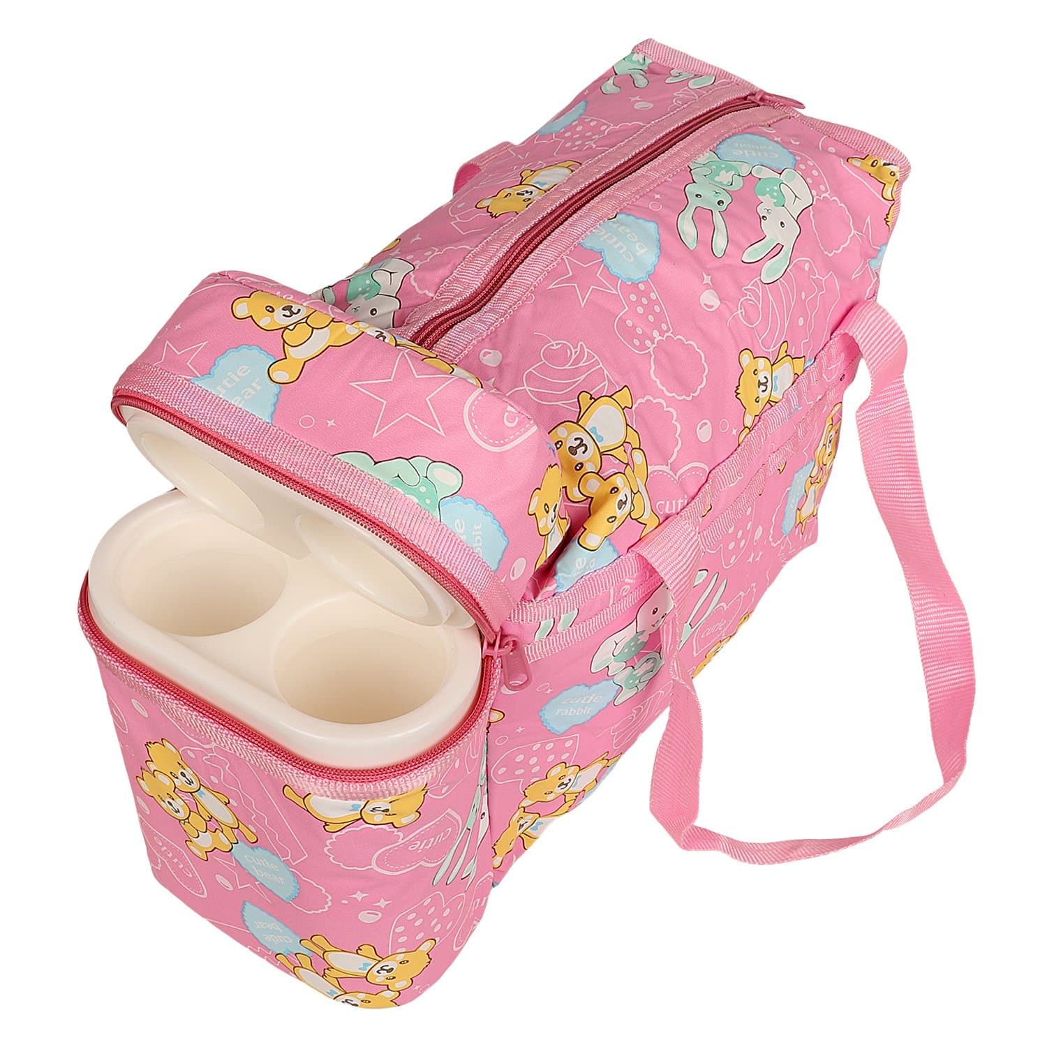 Cutieco Multipurpose Diaper Bag, Pink