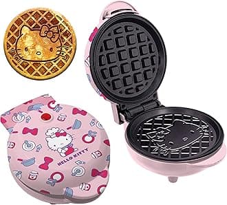Uncanny Brands Hello Kitty Mini Waffle Maker - Cook With Your Favorite Kitty Character