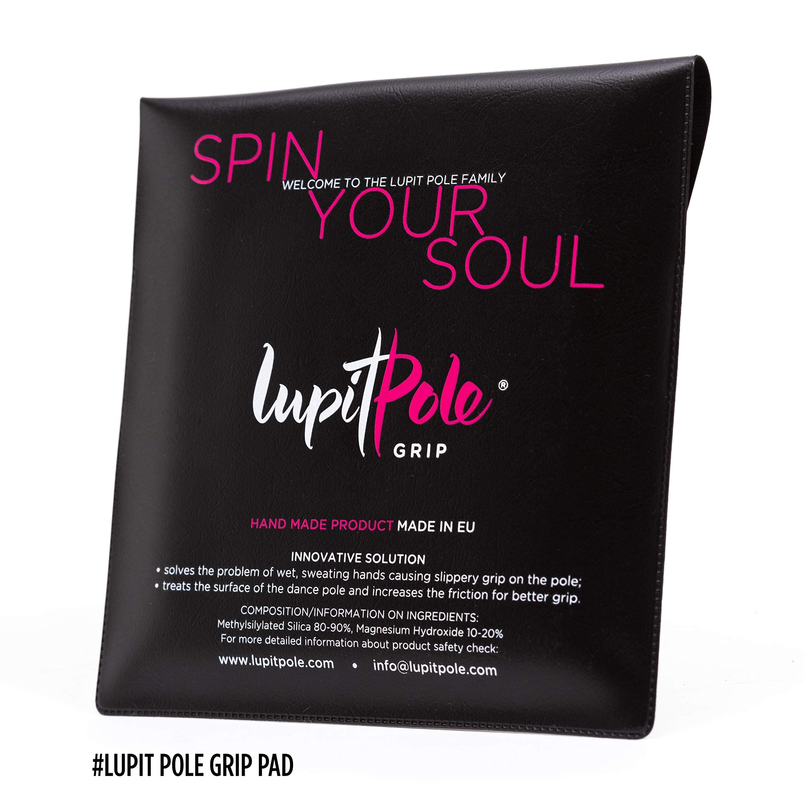 LUPIT POLE, Pole Dance Grip - Pole Dance Grip Powder, Strong Hold, 12 cm x 12 cm, Double Sided for Bar and Hands, Economical in Use