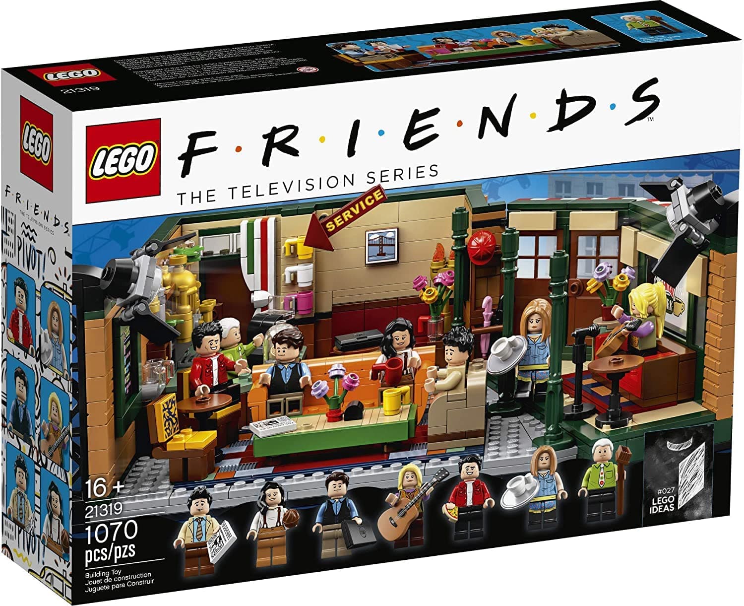 Ideas 21319 Central Perk Building Kit (1,070 Pieces)