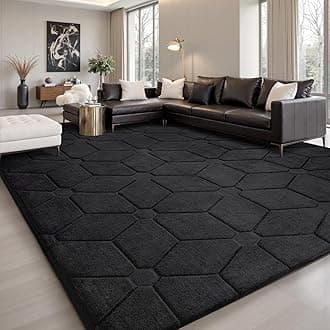 Sour Lemon Rugs Living Room 140x200,3D Black Area Rugs for Bedroom,Extra Large Rugs for living room,Machine Washable Anti Slip Short Pile Rug Carpets Mat for Kids Room Bedroom