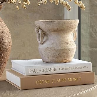 Aesthetic Decorative Books - Coffee Table Books Decor - Faux Decor Book Storage Box for Decoration - Set of 2 Linen Fake Book for Home Table Decors - Photo Storage Keepsake Box