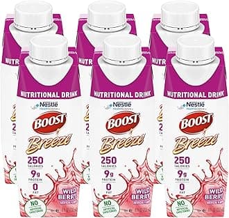Breeze Nutritional Drink Wildberry, 8 Fl Oz (Pack of 6)