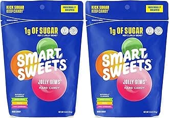 SmartSweets Jolly Gems Easter Candy, 2.5oz, Green Apple, Peach, & Pink Lemonade Flavors, Hard Candy With Low Sugar, Low Calorie, Free From Sugar Alcohols, No Artificial Colors Or Sweeteners