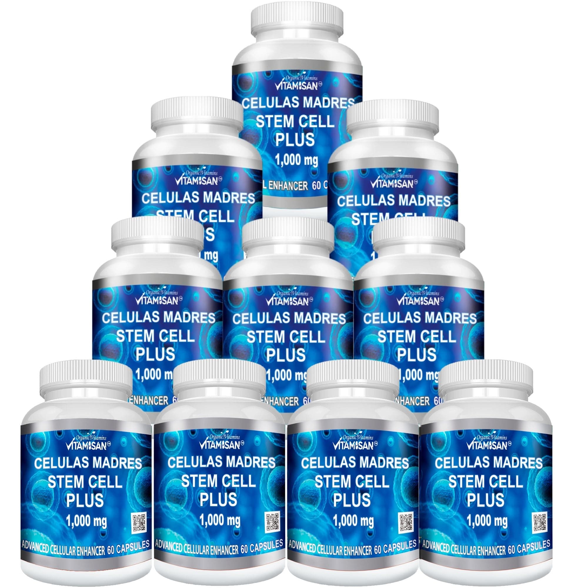 10 Bottles Celulas Madres Stem Cell Plus Capsules