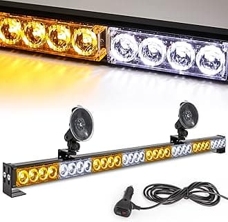 35.5" Emergency light bar Whit Cigarette lighter